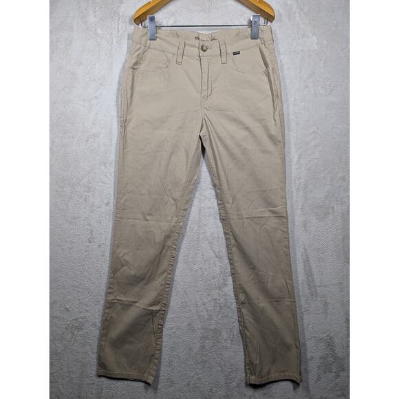 Travis Mathew Pants Mens S/M 29" Inseam Beige Performance Golf Light ** - Picture 1 of 7